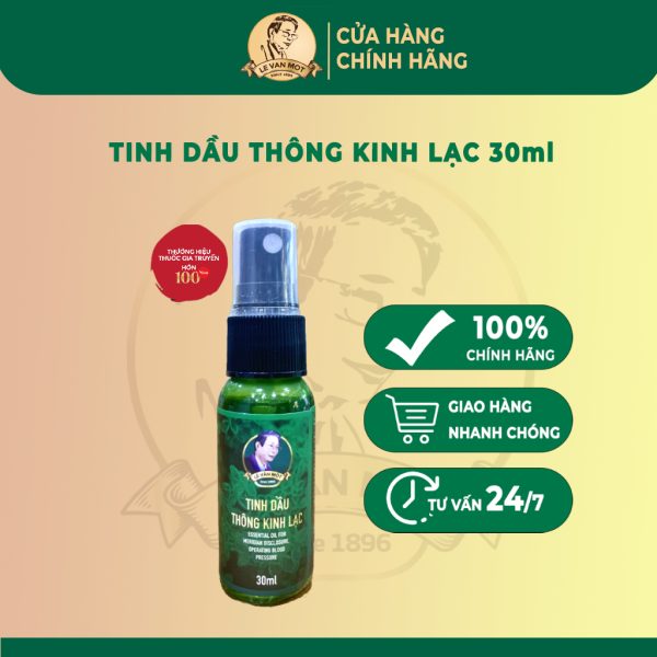 Tinh dầu Thông Kinh Lạc Lê Văn Một 30ml - Hình ảnh 3